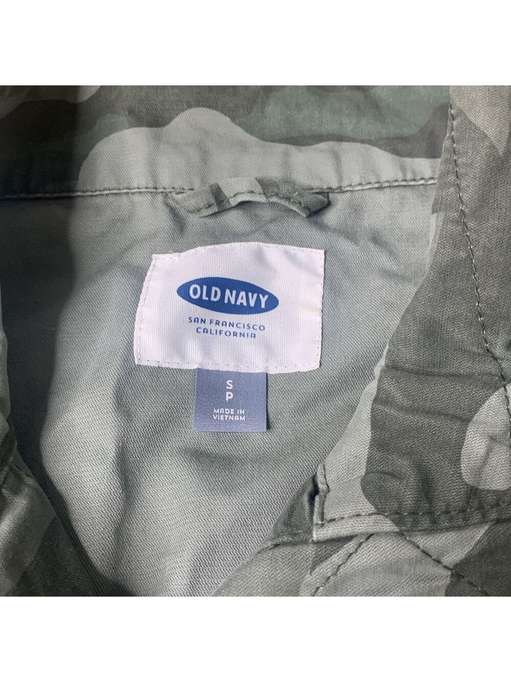 Old Navy Camo Military Style Jacket Size Small - Picture 2 of 4